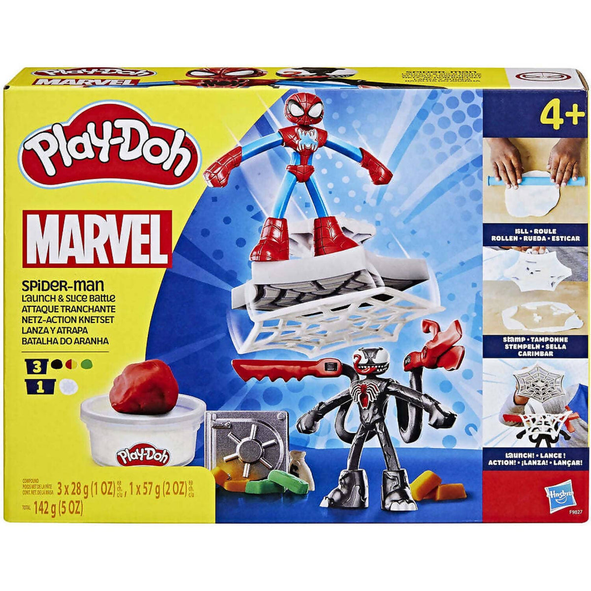 Play-Doh - Marvel Spiderman Launch & Slice Battle Playset