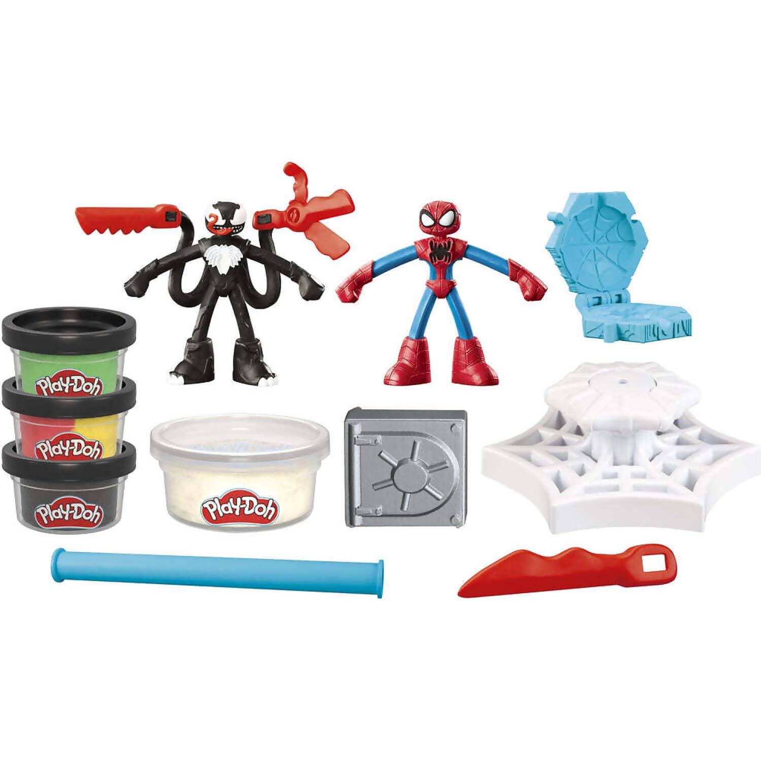 Play-Doh - Marvel Spiderman Launch & Slice Battle Playset