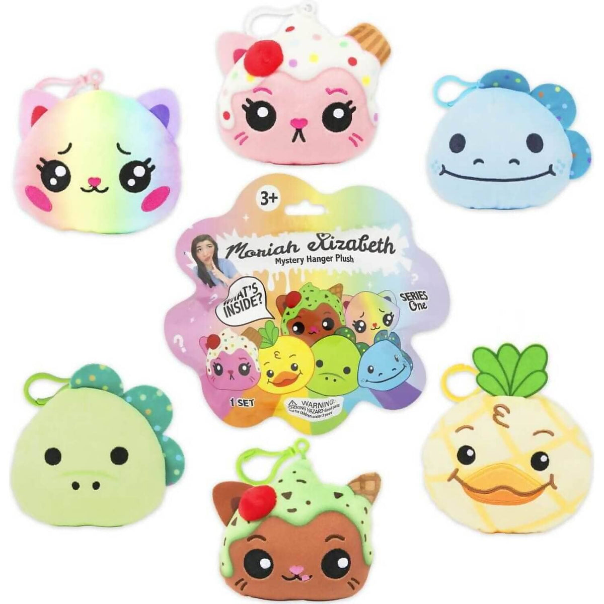 Moriah Elizabeth - Mystery Plush Hanger Plush Series 1 (Each Blind Bag Contains 1 Plush)