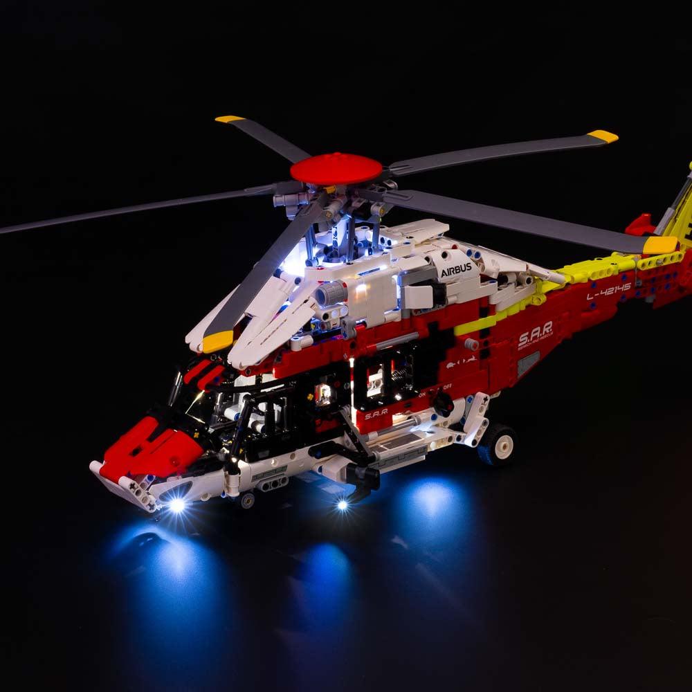 Light My Bricks - LIGHT KIT for LEGO® Airbus H175 Rescue Helicopter 42145