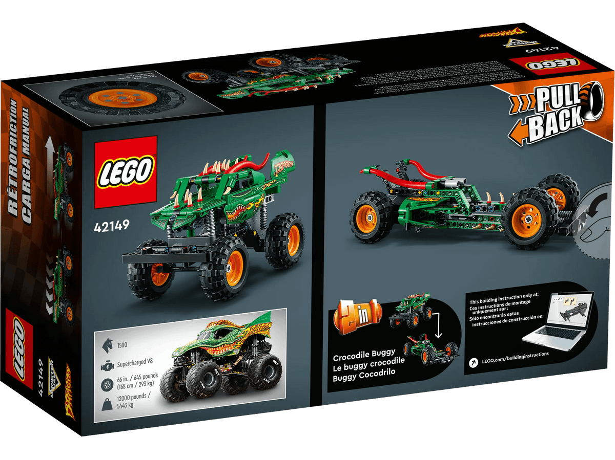 LEGO® 42149 Monster Jam Dragon - Technic