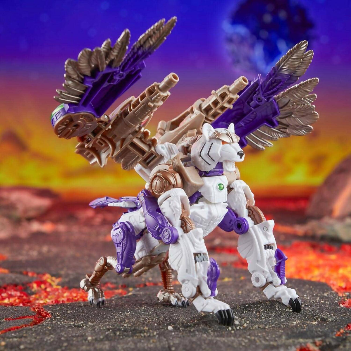 Transformers - Legacy United Leader Beast Wars Universe Tigerhawk 7.5-inch Action Figure - Hasbro