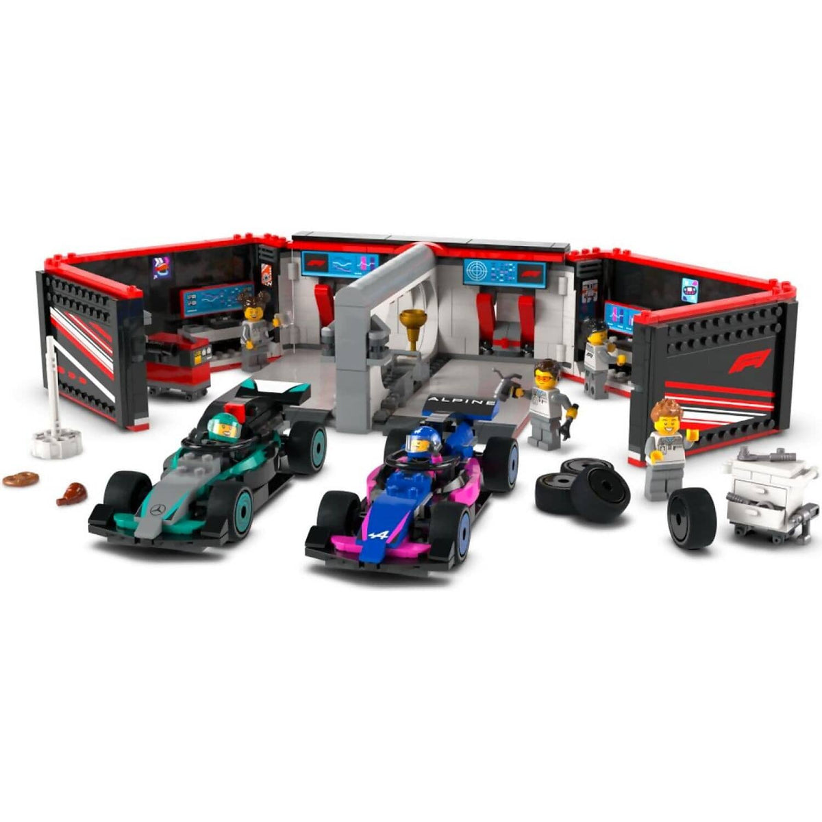 LEGO® 60444 F1 Garage & Mercedes-AMG & Alpine Cars - City