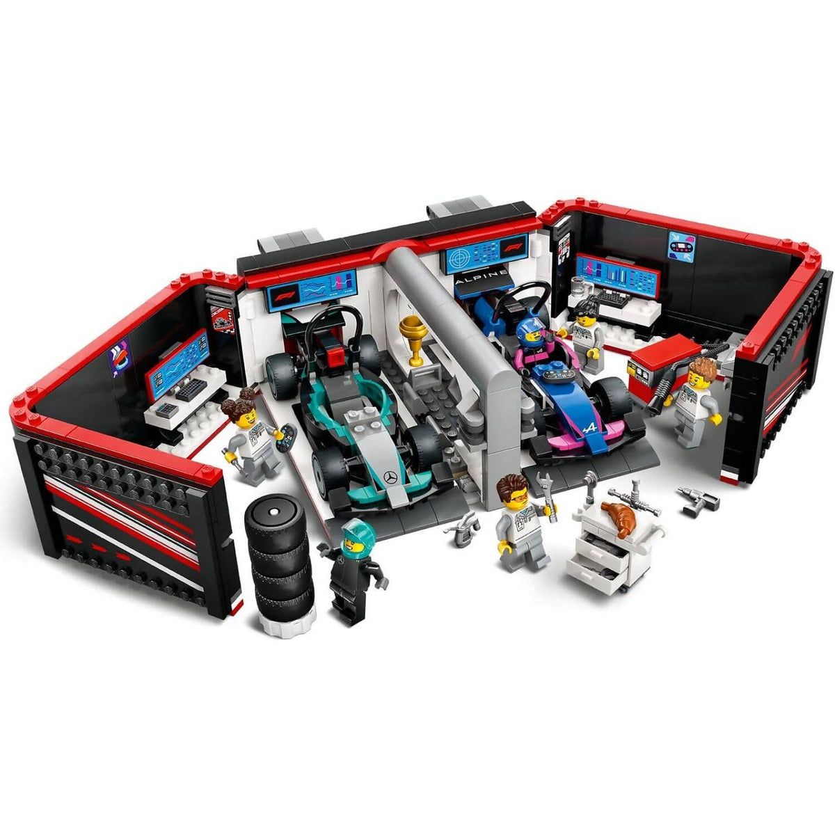 LEGO® 60444 F1 Garage & Mercedes-AMG & Alpine Cars - City