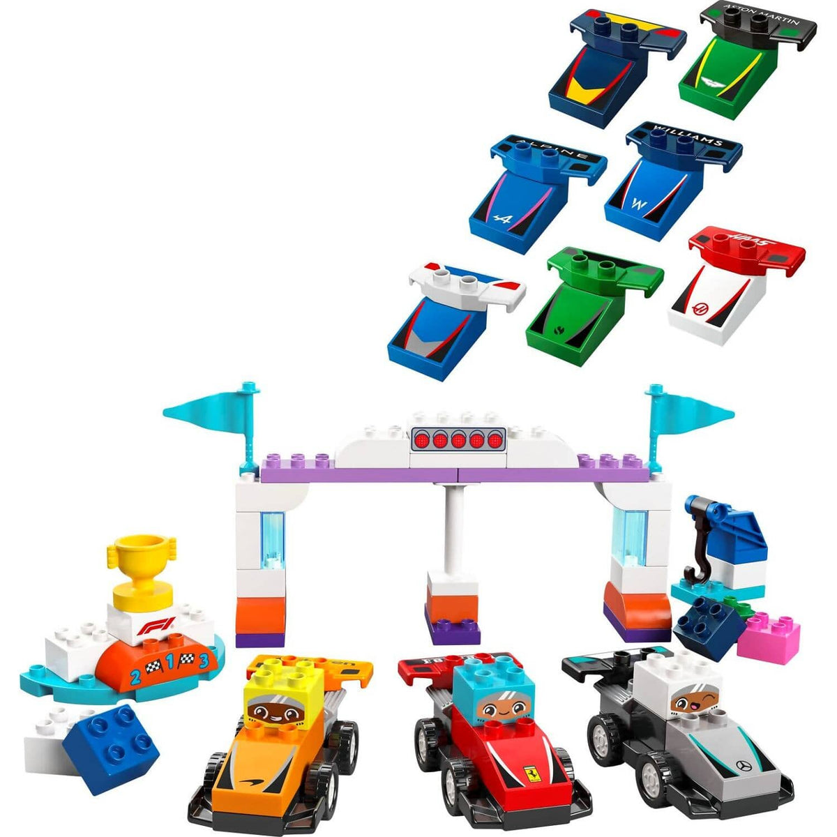 LEGO® 10445 F1 Team Race Cars & Drivers -  DUPLO®