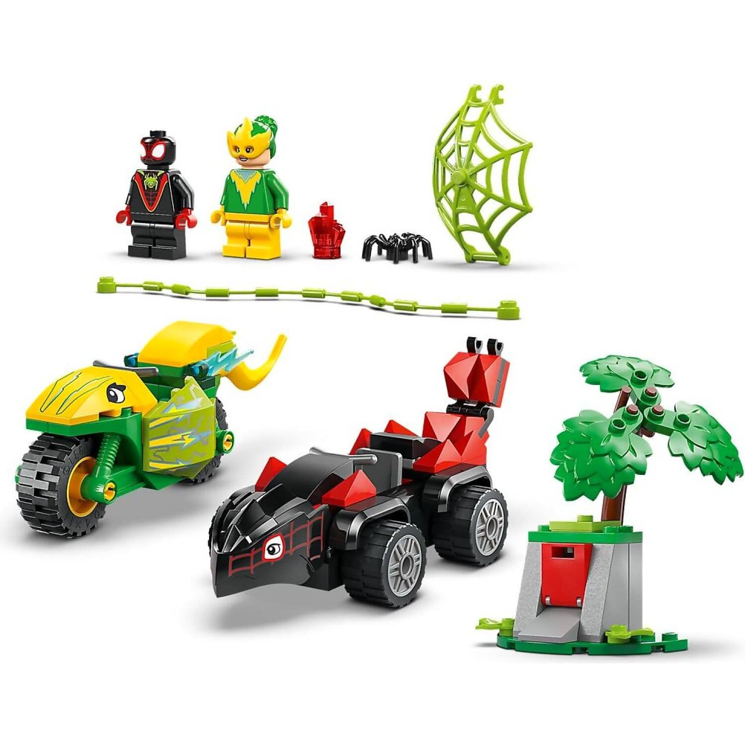 LEGO® 11198 Spin and Electro Dinosaur Vehicle Chase - Spidey Marvel Super Heroes 4+