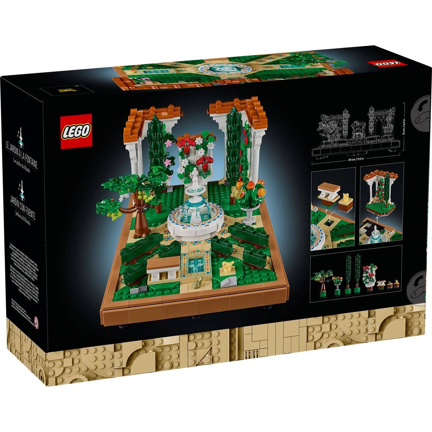LEGO® 10359 Fountain Garden - Icons