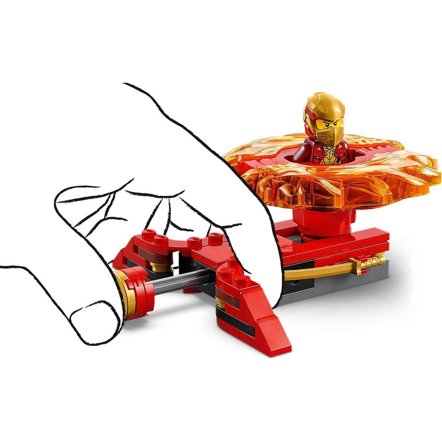 LEGO® 71823 Kai's Dragon Spinjitzu Spinner - NINJAGO®