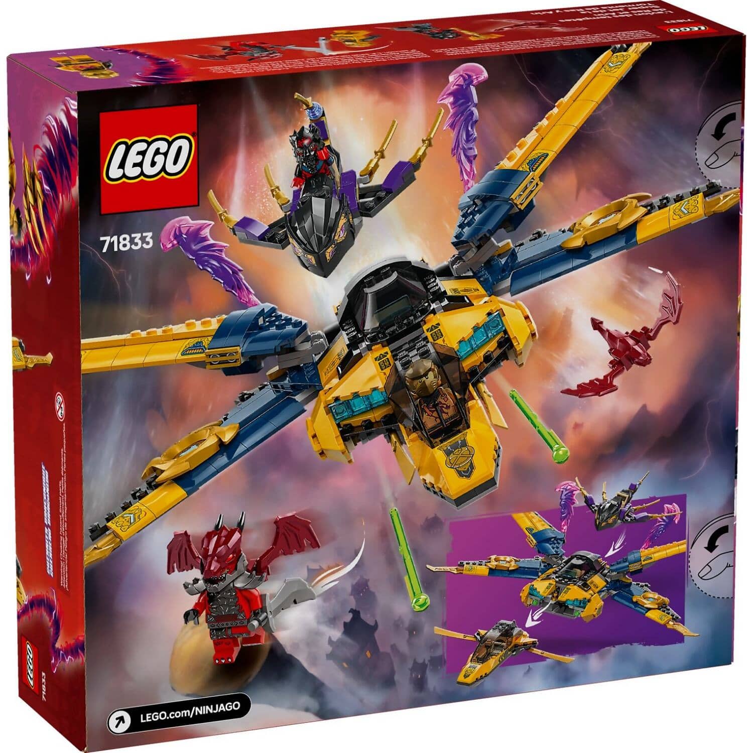 LEGO® 71833 Ras and Arin's Super Storm Jet - NINJAGO®