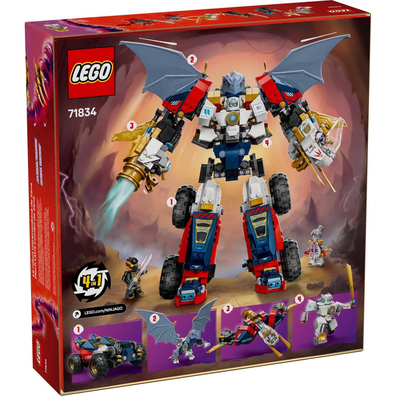 LEGO® 71834 Zane's Ultra Combiner Mech - NINJAGO®