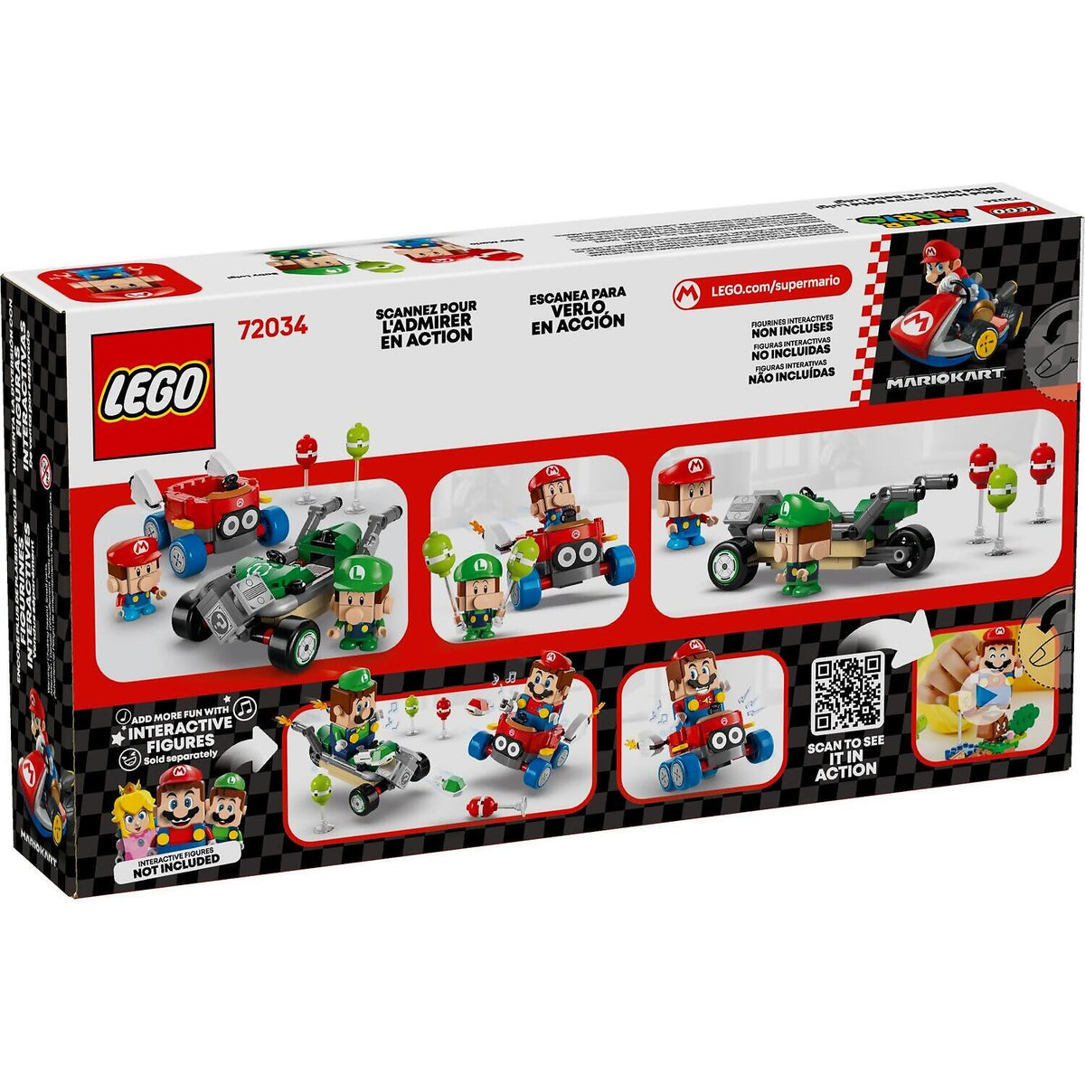LEGO® 72034 Mario Kart Baby Mario vs. Baby Luigi - Super Mario™