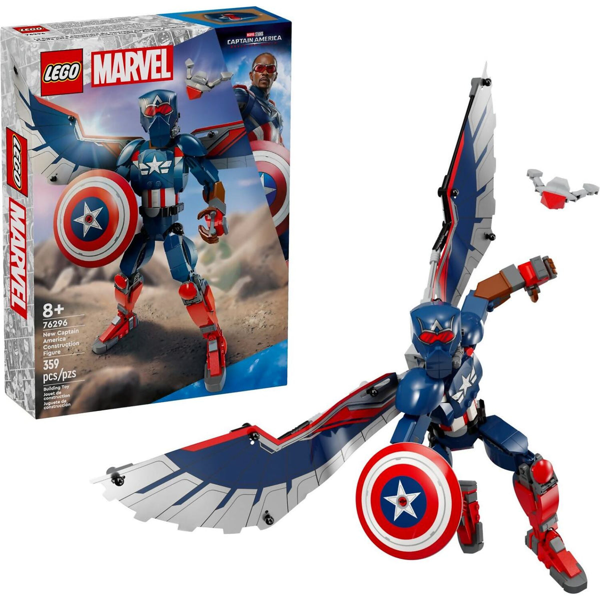 LEGO® 76296 New Captain America Construction Figure - Marvel Super Heroes