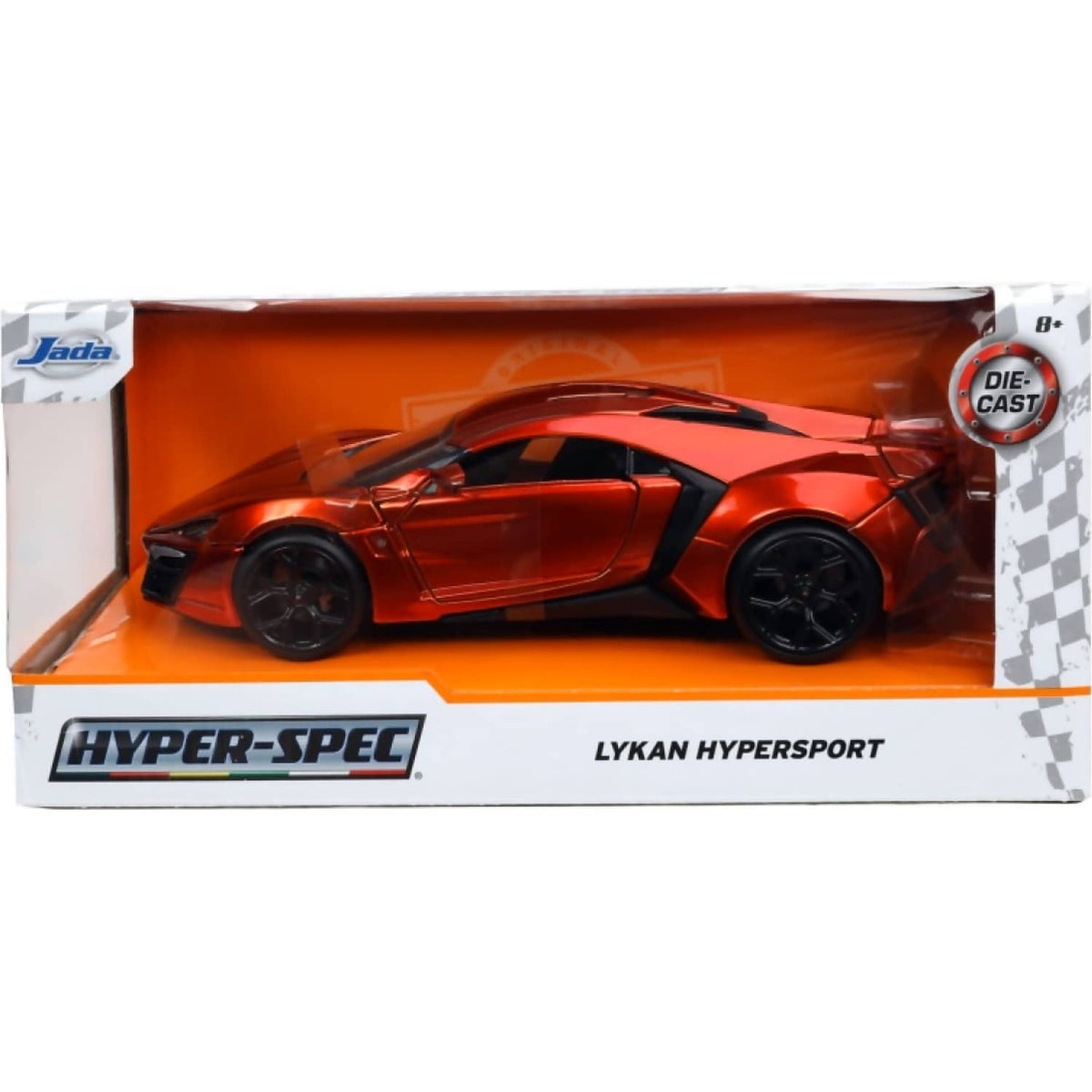 JADA TOYS - HYPERSPEC - LYKAN HYPERSPORT COPPER 1:24 SCALE DIECAST VEHICLE
