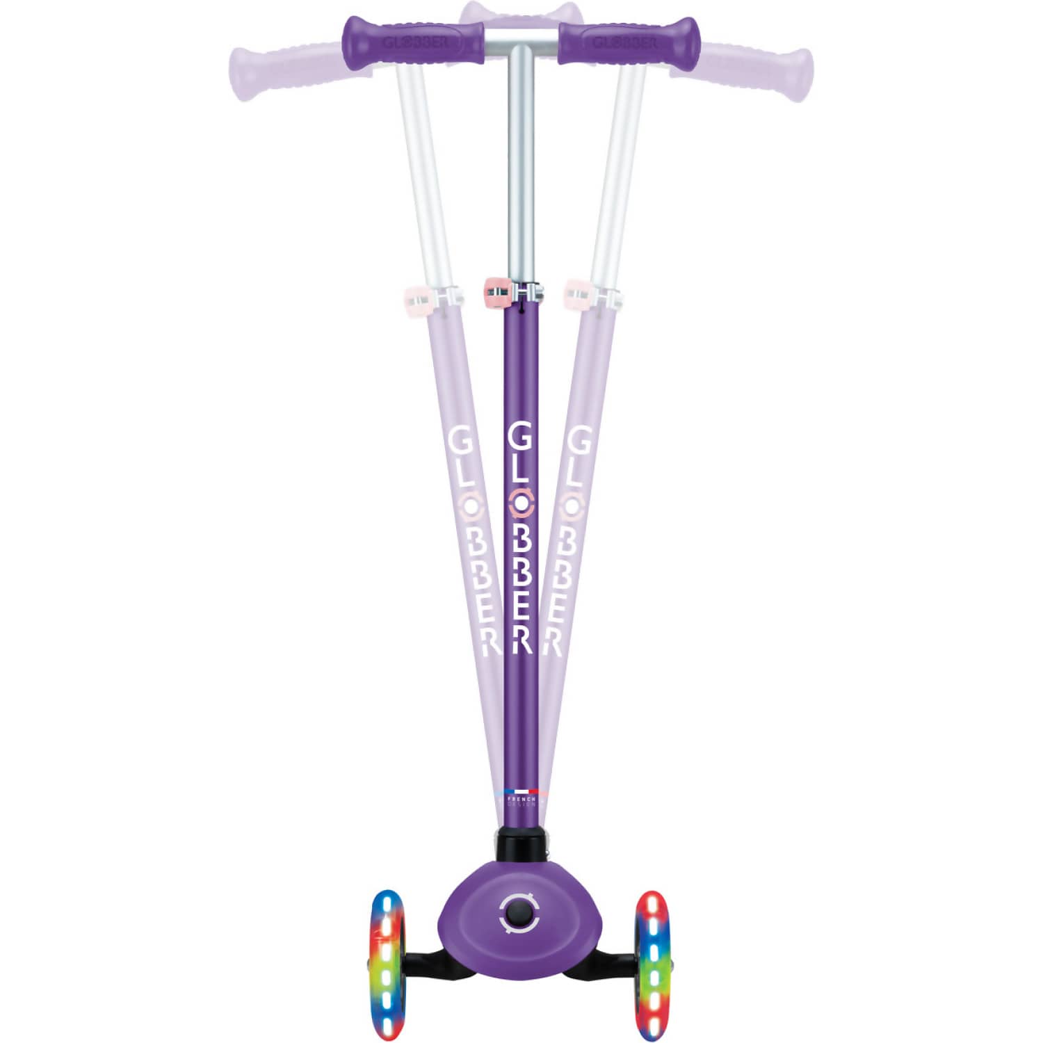 Globber - Primo Plus Lights Scooter - Purple
