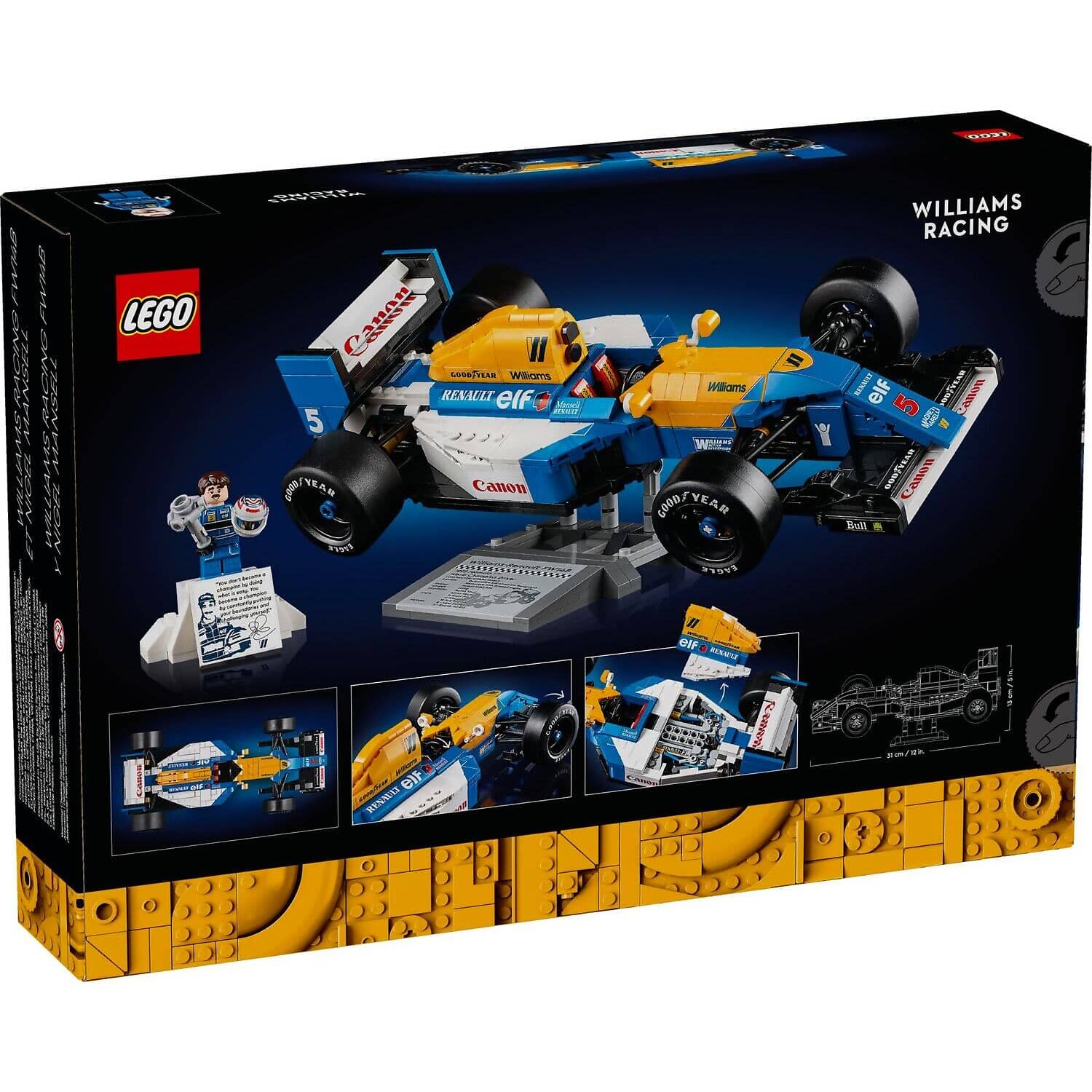 LEGO® 10353 Williams Racing FW14B & Nigel Mansell - Icons