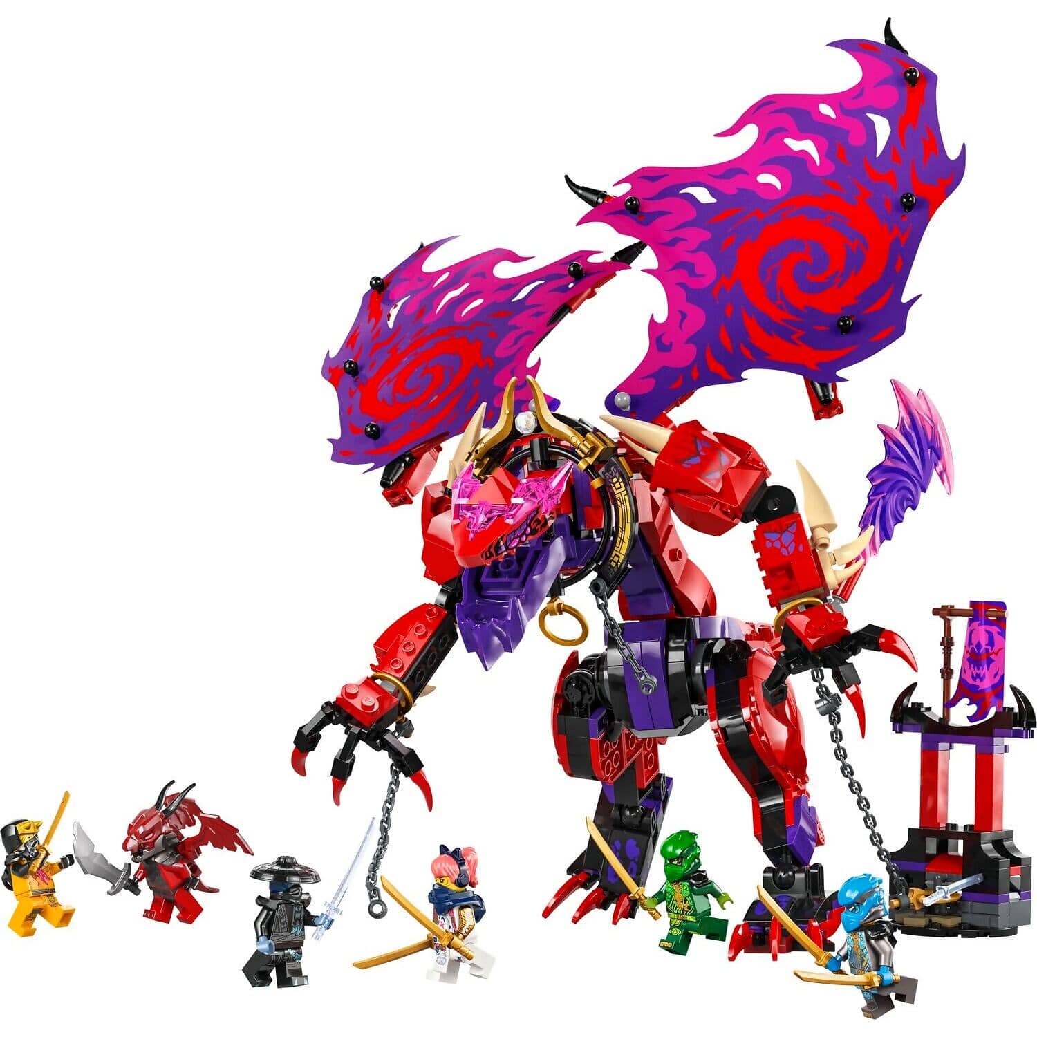 LEGO® 71832 Thunderfang Dragon of Chaos - NINJAGO®