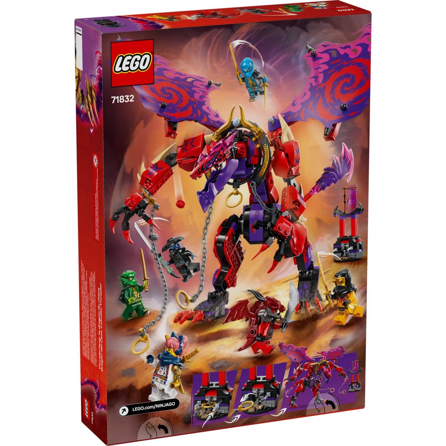 LEGO® 71832 Thunderfang Dragon of Chaos - NINJAGO®