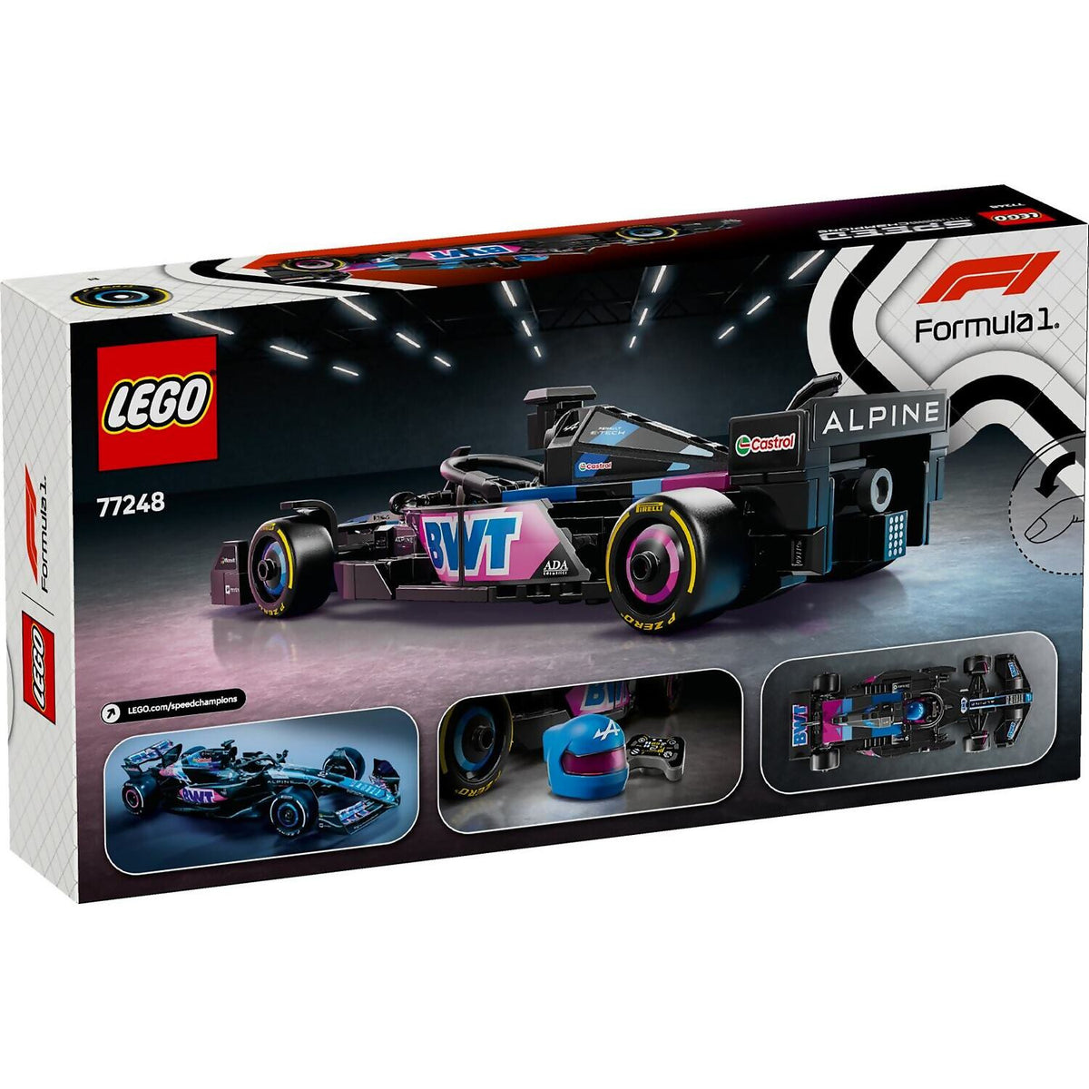 LEGO® 77248 BWT Alpine F1 Team A524 Race Car - Speed Champions