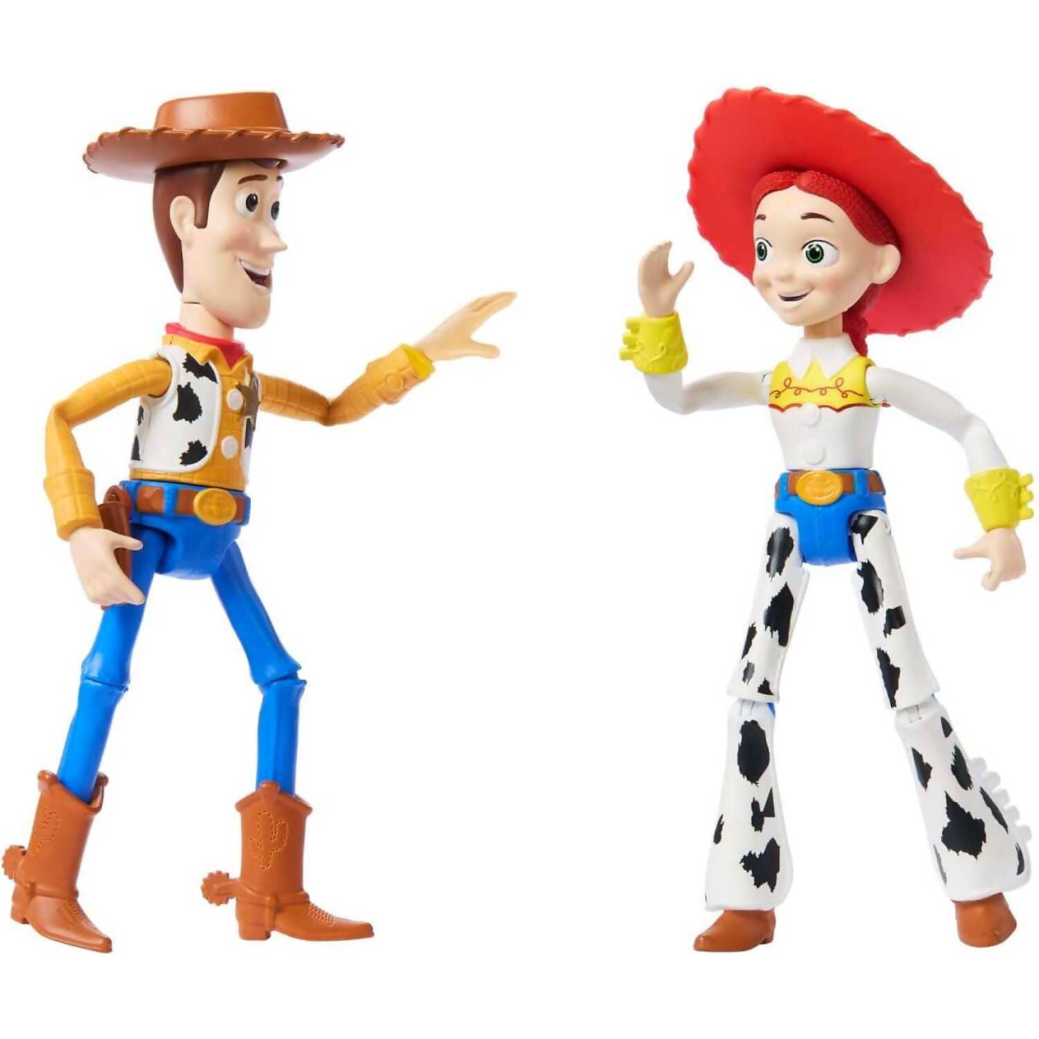 Disney Pixar - Woody & Jessie Action Figure Pack 7-inch Scale Posable 2 Pack  - Mattel