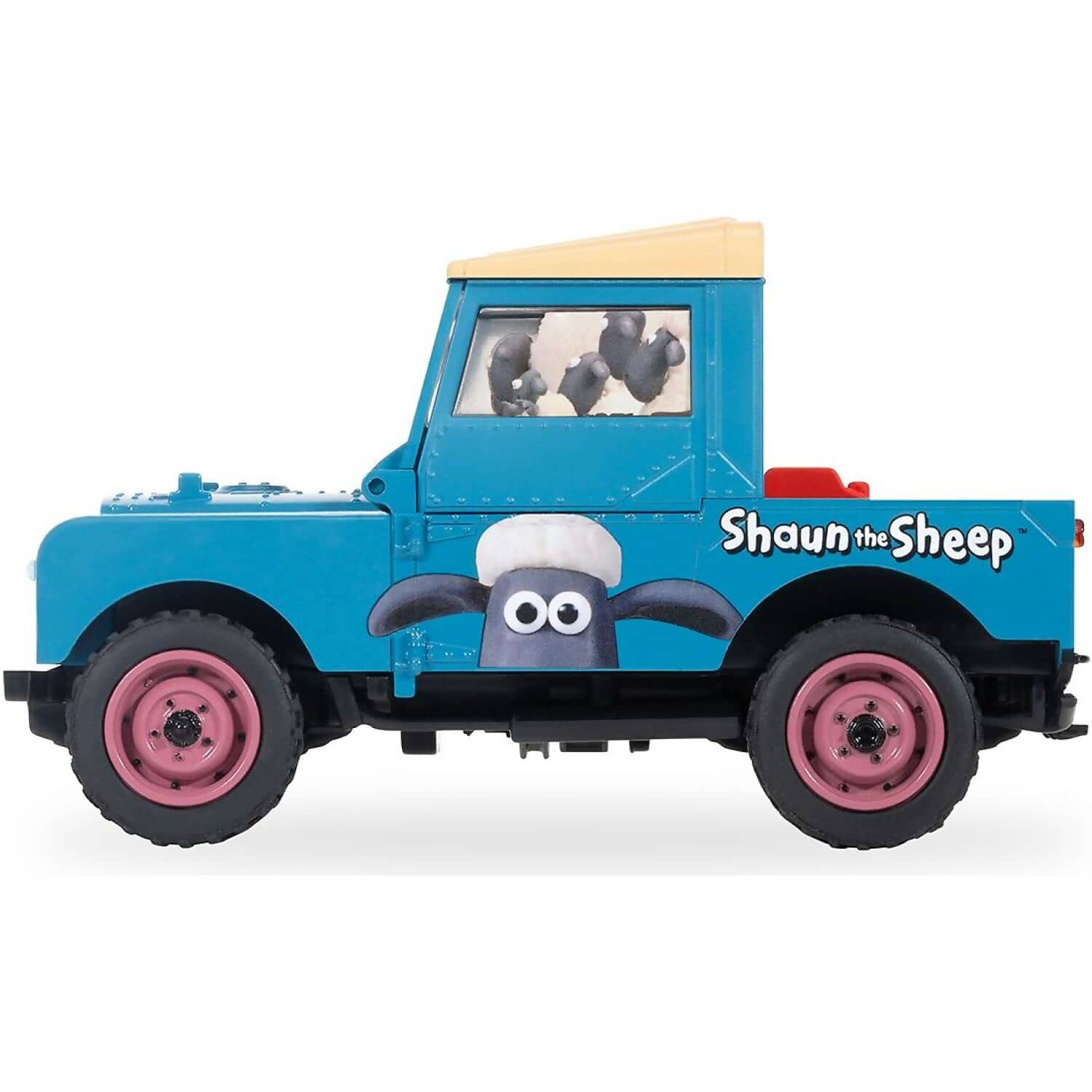 SCALEXTRIC - LAND ROVER SERIES 1 - SHAUN THE SHEEP C4543 - SLOT CAR