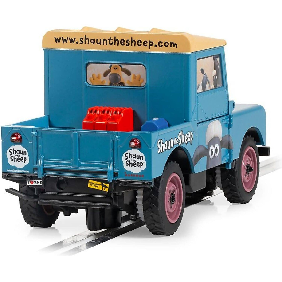 SCALEXTRIC - LAND ROVER SERIES 1 - SHAUN THE SHEEP C4543 - SLOT CAR