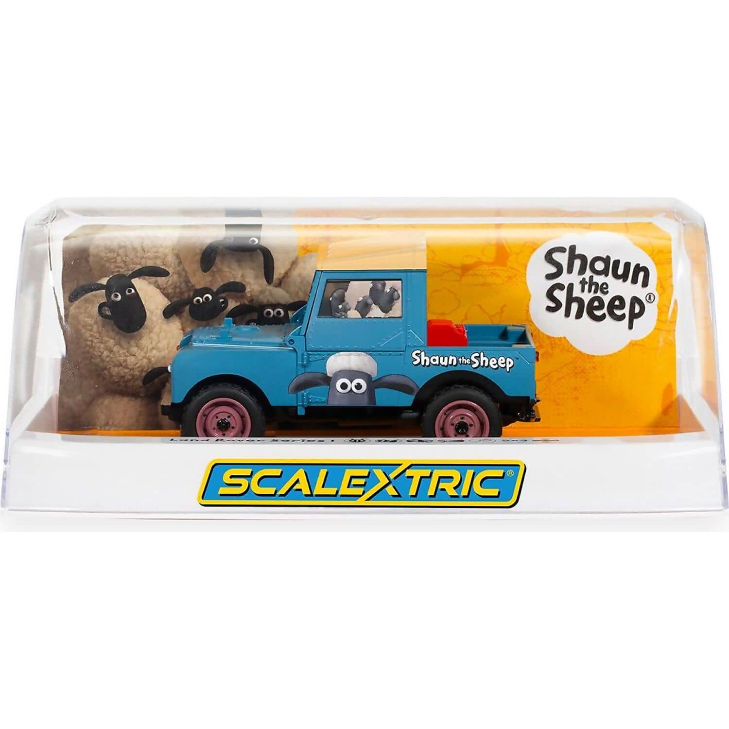 SCALEXTRIC - LAND ROVER SERIES 1 - SHAUN THE SHEEP C4543 - SLOT CAR