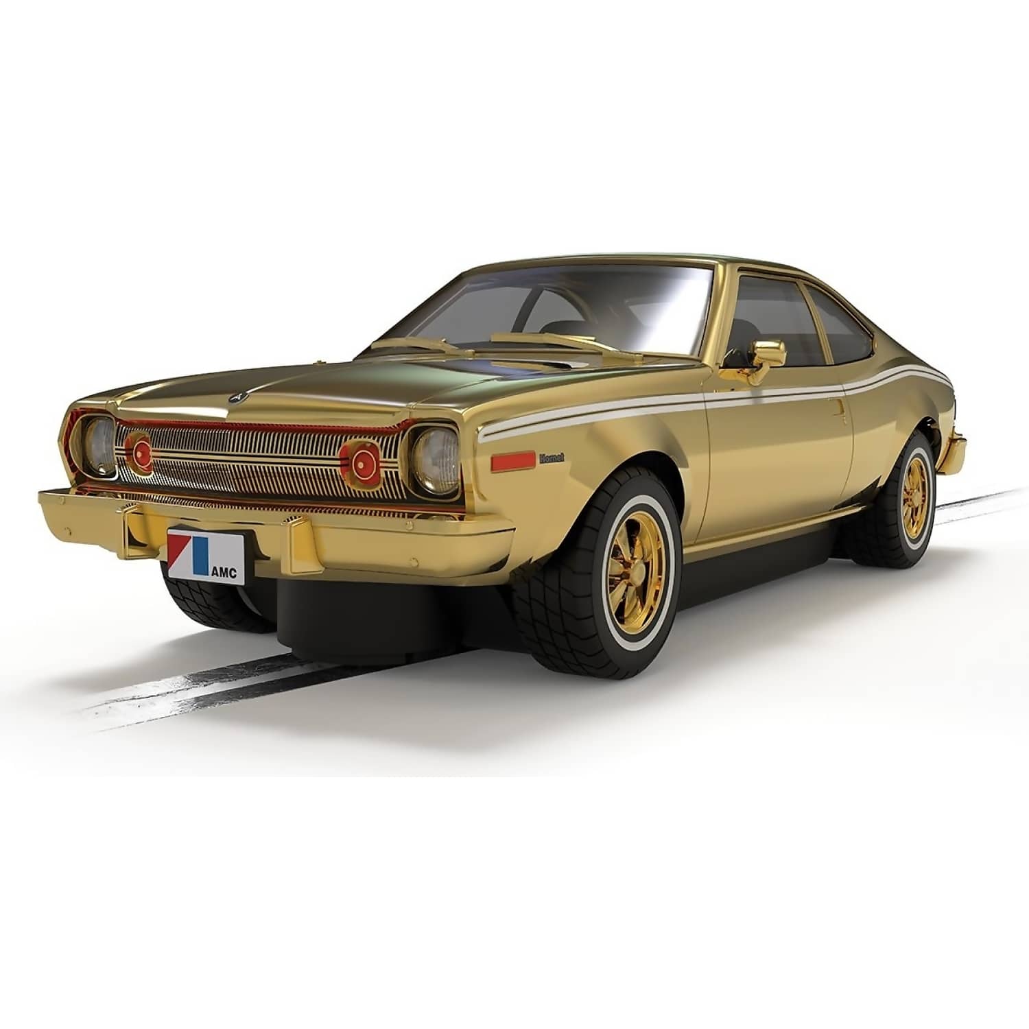 SCALEXTRIC - C4551A AMC HORNET - JAMES BOND THE MAN WITH THE GOLDEN GUN GOLD EDITION - SLOT CAR