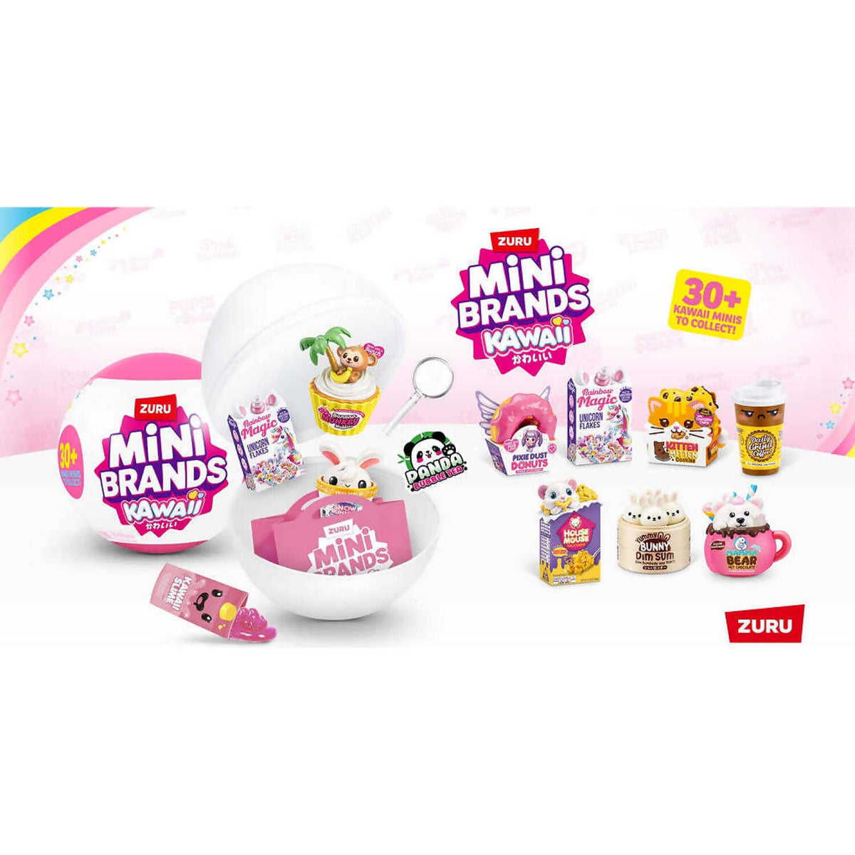 ZURU - Mini Brands Kawaii S1 Mystery Blind Capsule