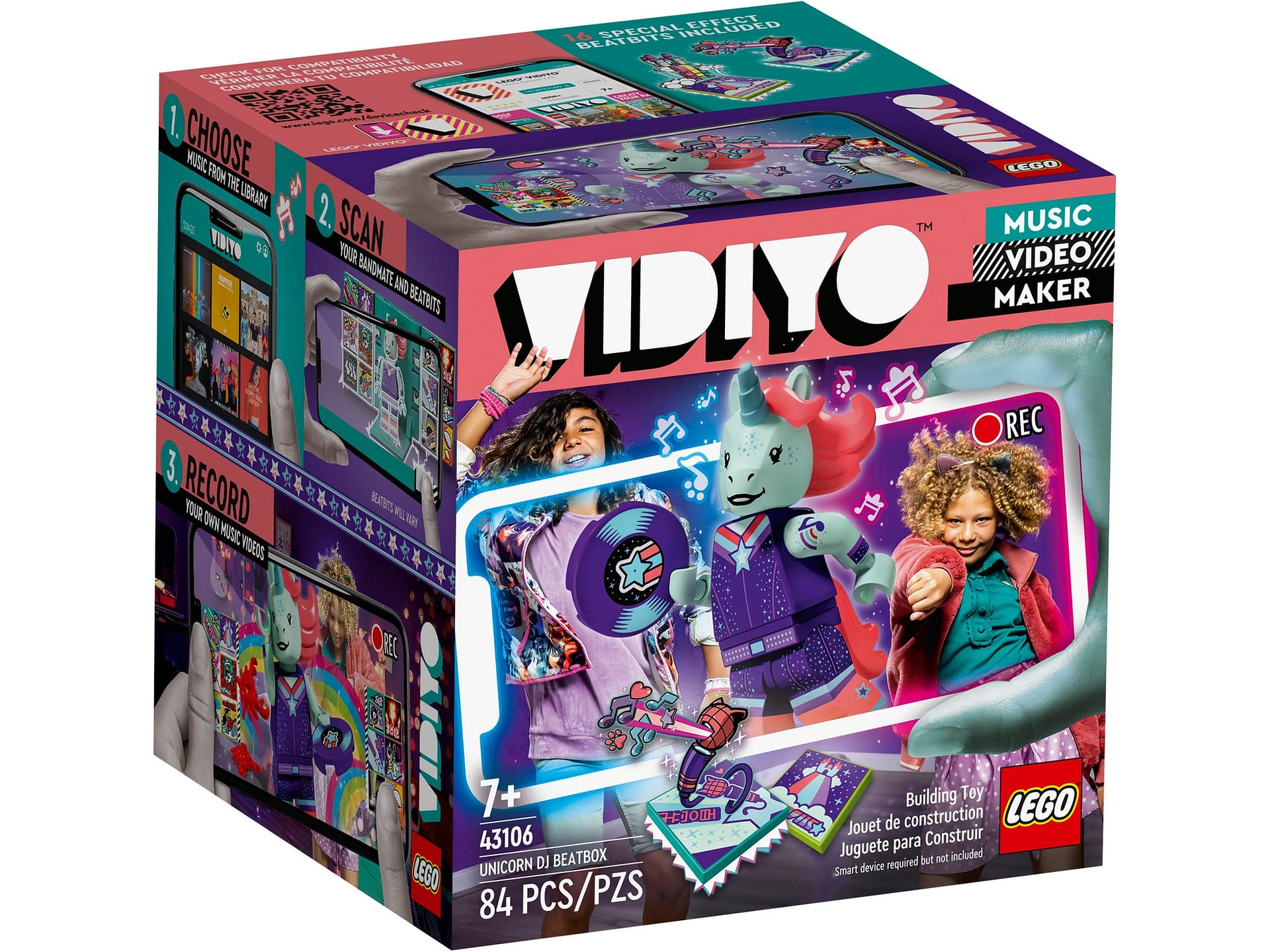 LEGO® 43106 Unicorn DJ BeatBox - VIDIYO