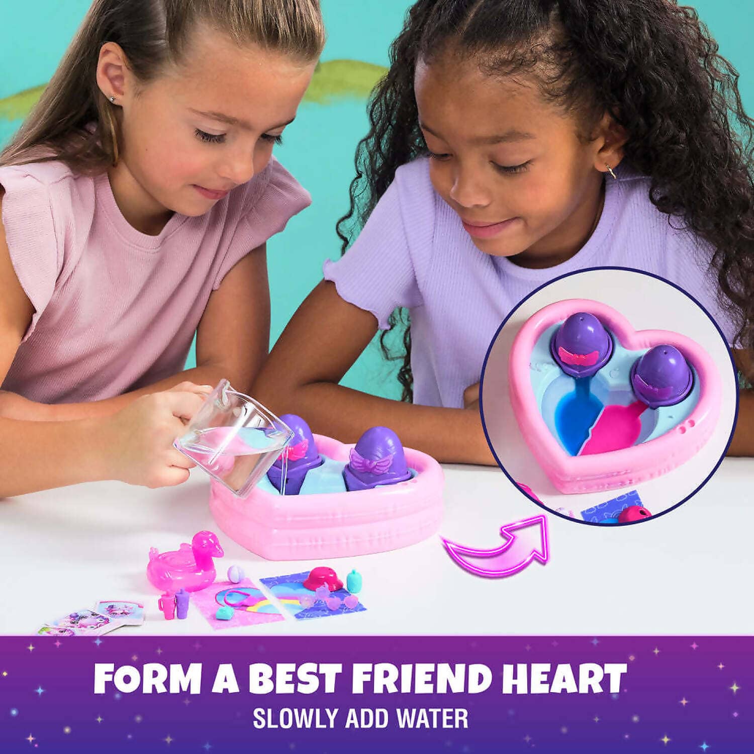 Hatchimals - Alive! - Neon Rainbow Bestie Pool Party