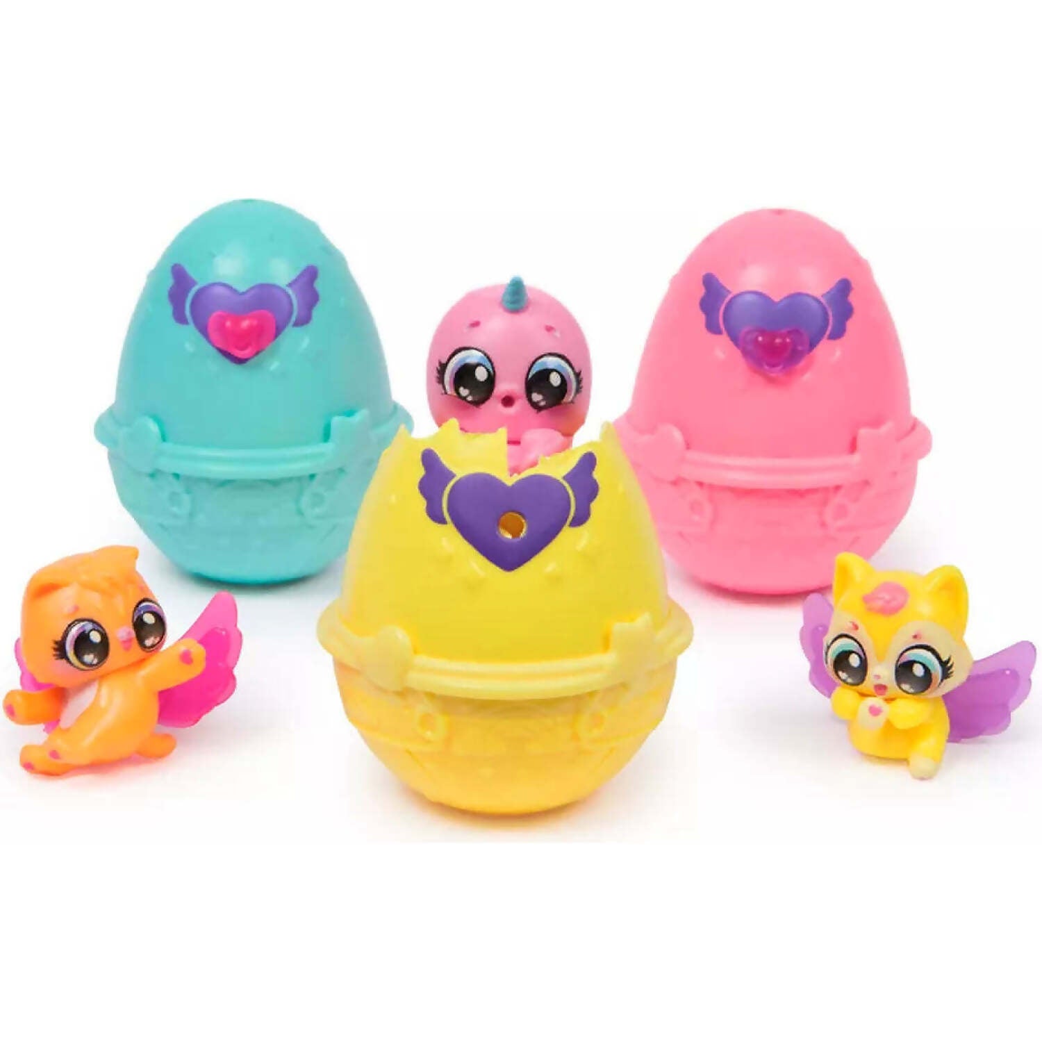 Hatchimals - Alive! - Neon Rainbow Spring Basket