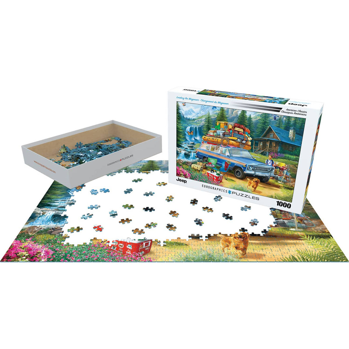 EuroGraphics - Loading The Jeep Wagoneer - Jigsaw Puzzle 1000pc