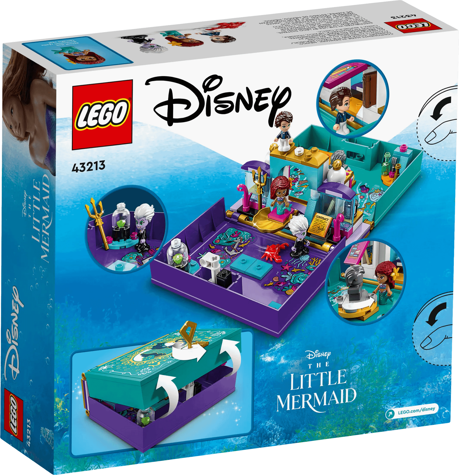 LEGO® 43213 The Little Mermaid Story Book - Disney Princess