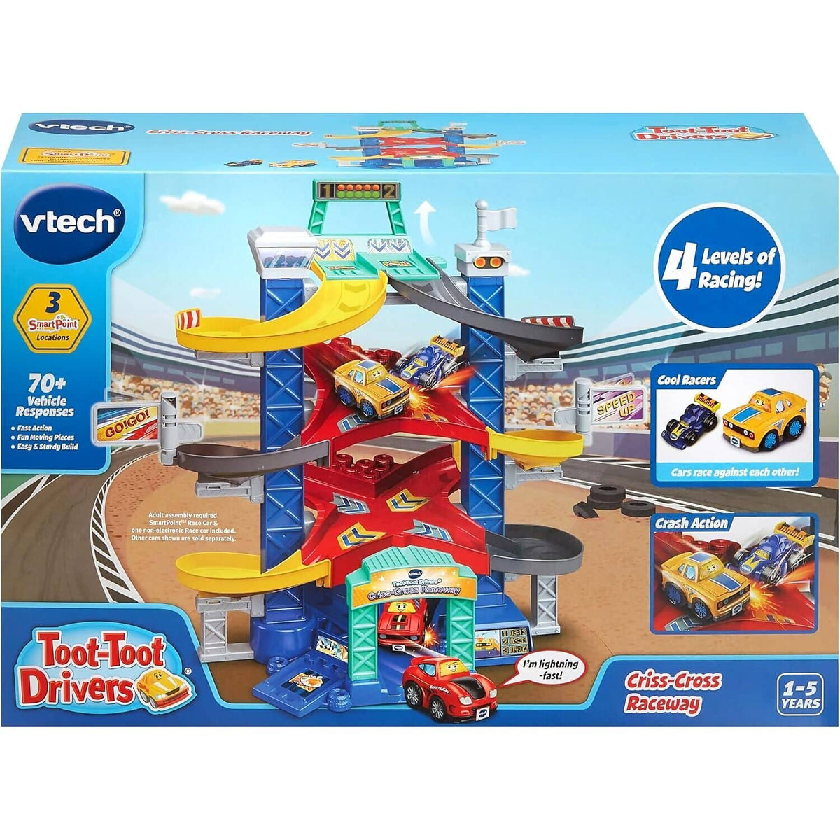 VTech - Toot-toot Drivers Criss-cross Raceway
