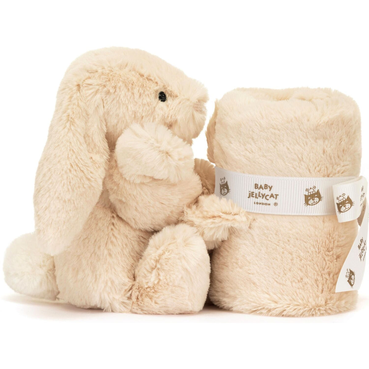 Jellycat - Baby Bashful Luxe Bunny Willow Soother Plush In Gift Box