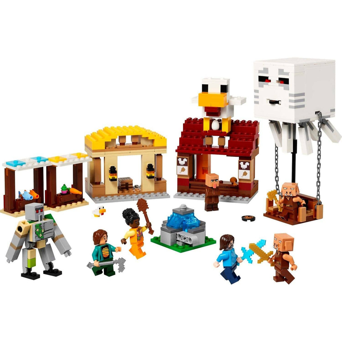 LEGO® 21273 The Ghast Balloon Village Attack - Minecraft®