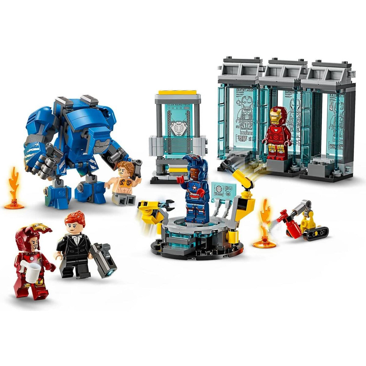 LEGO® 76315 Iron Man's Laboratory: Hall of Armor - Marvel Super Heroes