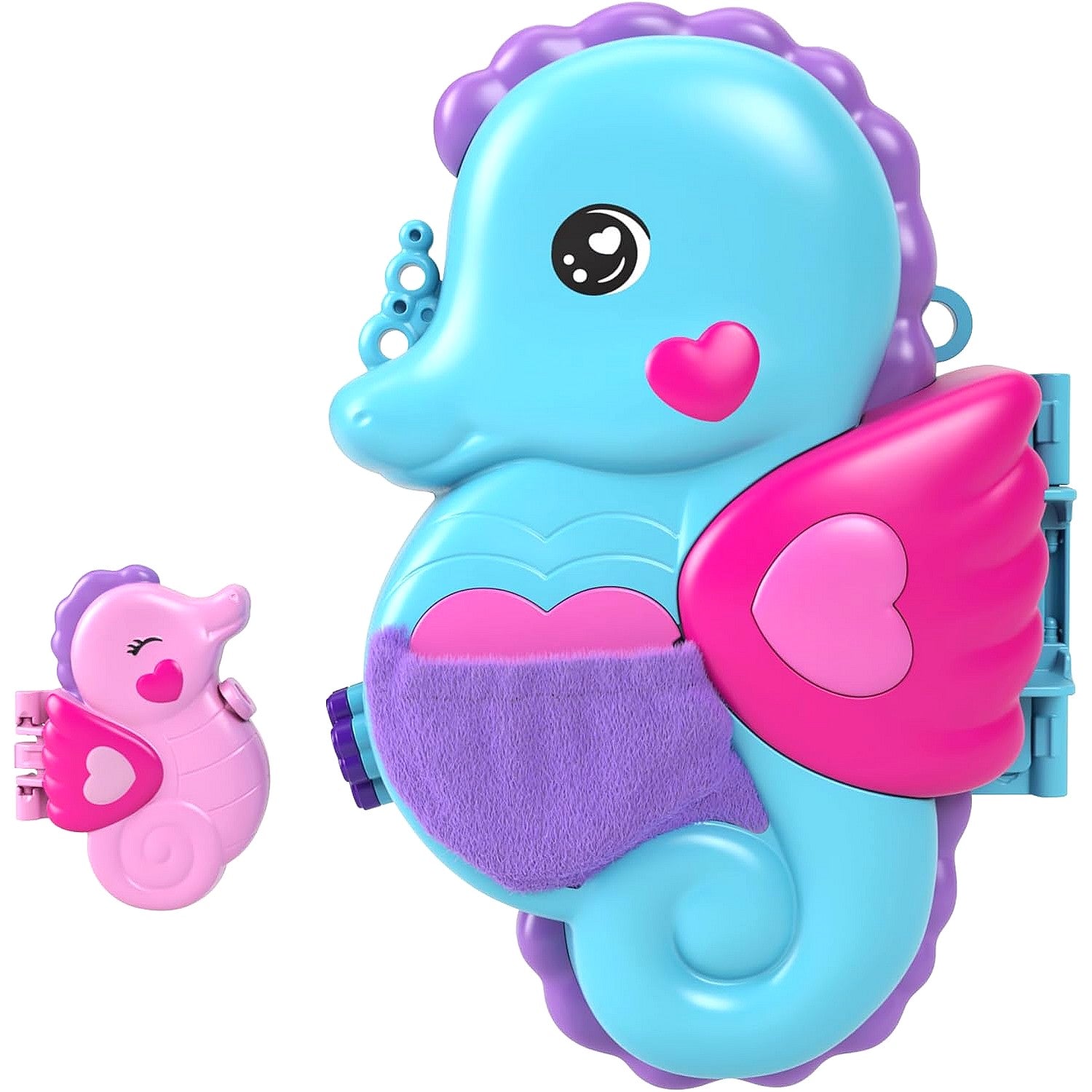 Polly Pocket - Daddy & Me Seahorse Purse Compact Set - Mattel