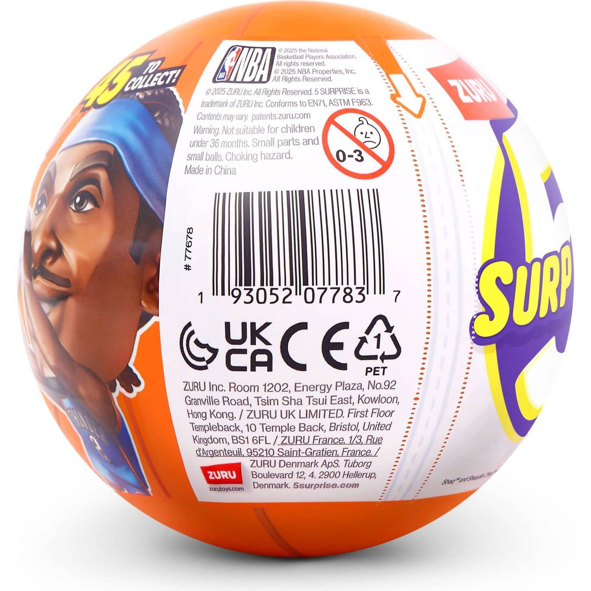 ZURU - 5 Surprise Nba Ballers Series2 Blind Capsule Assorted Styles