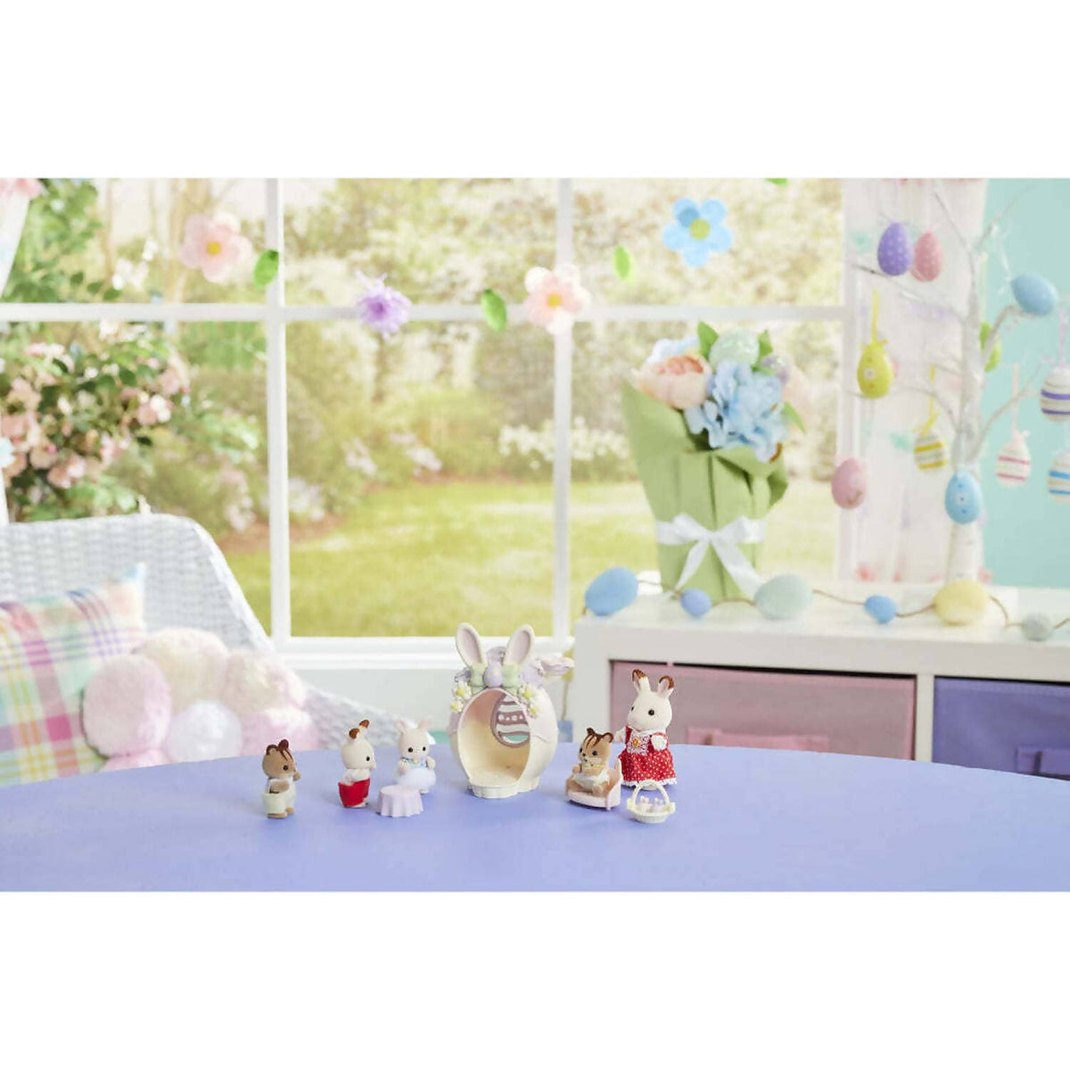 Sylvanian Families - Easter Egg Hutch Playset Animal Doll Playset