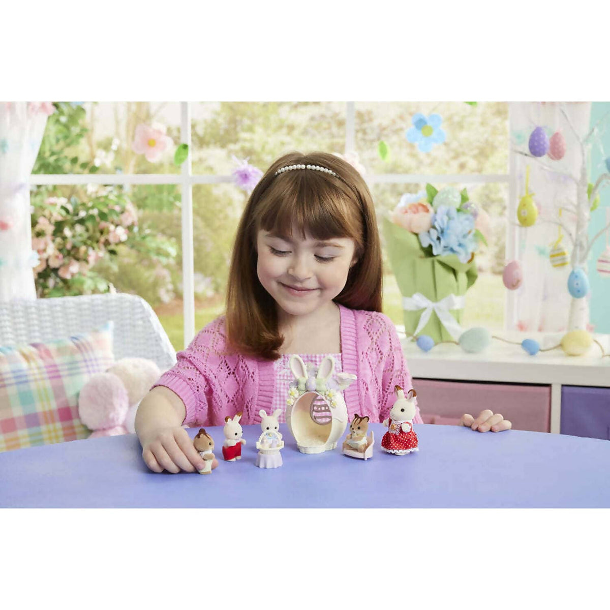 Sylvanian Families - Easter Egg Hutch Playset Animal Doll Playset