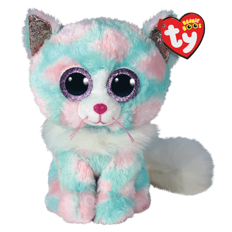 Ty - Beanie Boos - Opal - Pastel Cat 15cm Small