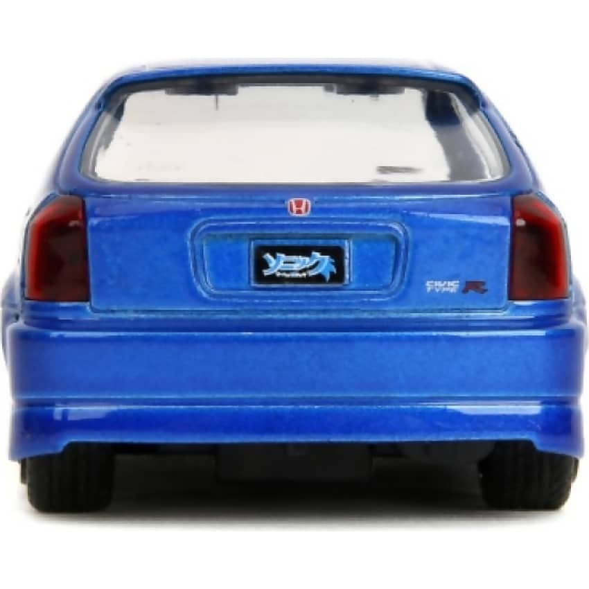 JADA TOYS - SONIC THE HEDGEHOG 1997 HONDA CIVIC TYPE-R 1:32 SCALE DIECAST VEHICLE