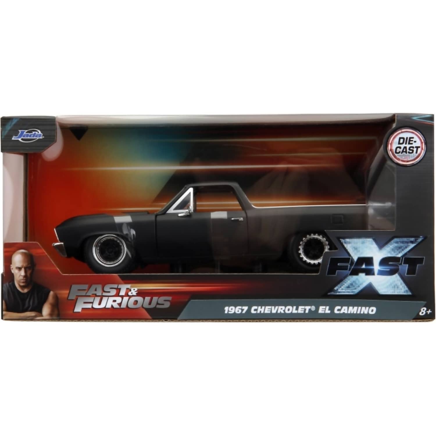 JADA TOYS - FAST & FURIOUS 10 - CHEVORLET EL CAMINO (1967) 1:24 SCALE DIECAST VEHICLE