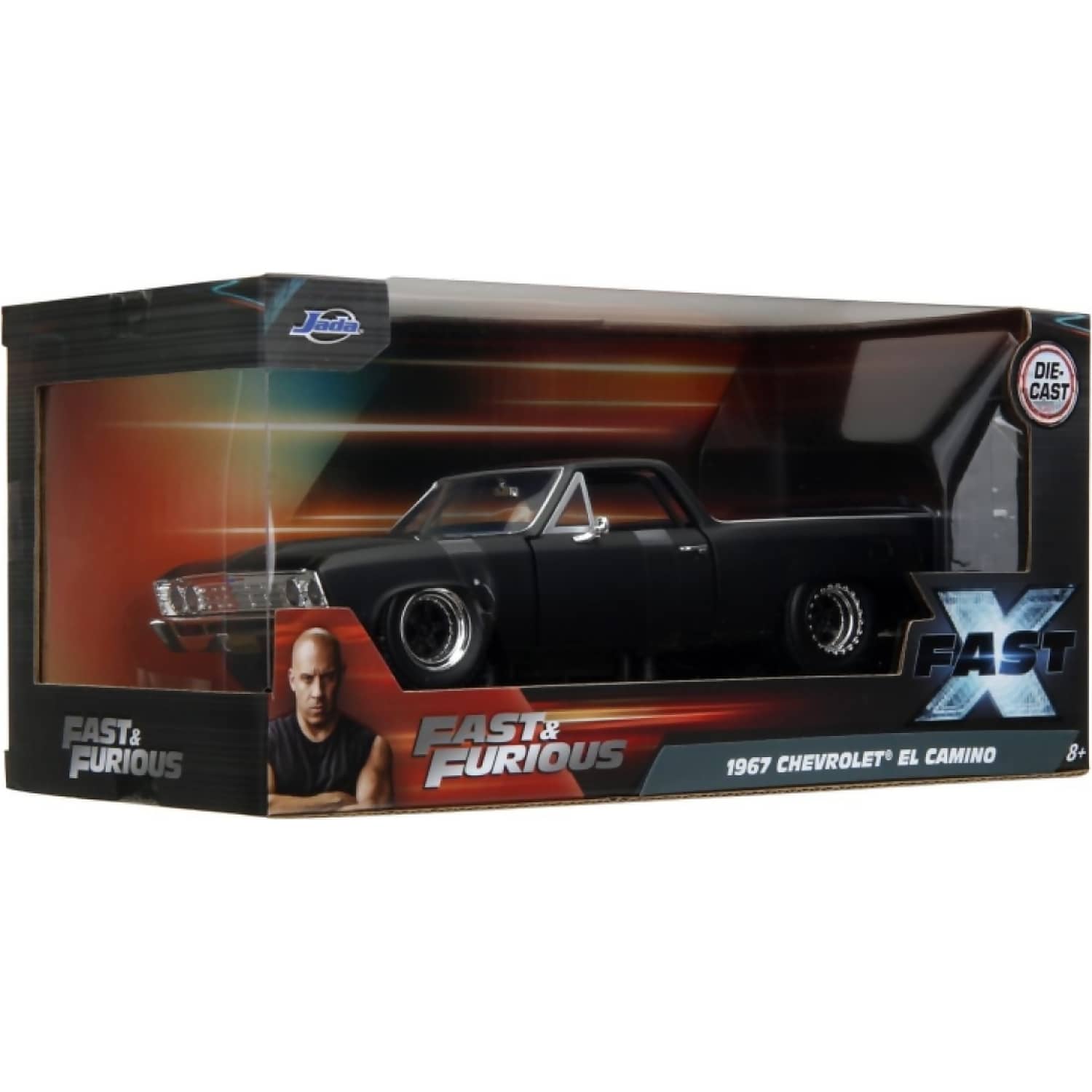 JADA TOYS - FAST & FURIOUS 10 - CHEVORLET EL CAMINO (1967) 1:24 SCALE DIECAST VEHICLE