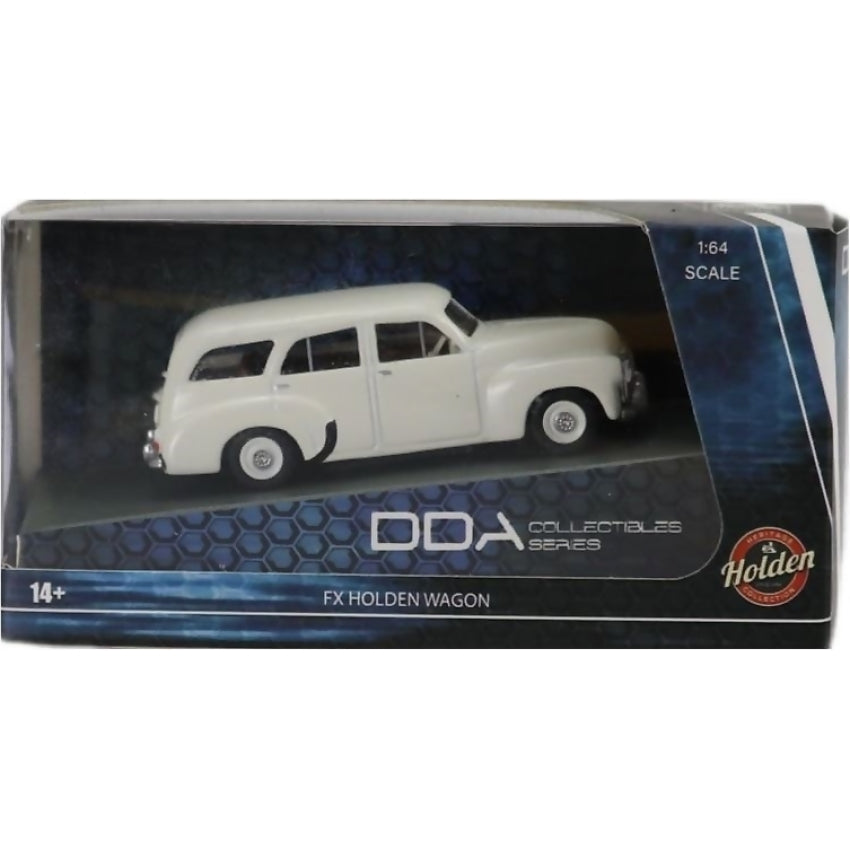 DDA COLLECTIBLES - 1:64 SCALE - 1953 WHITE FX HOLDEN STATION WAGON - DIECAST MODEL