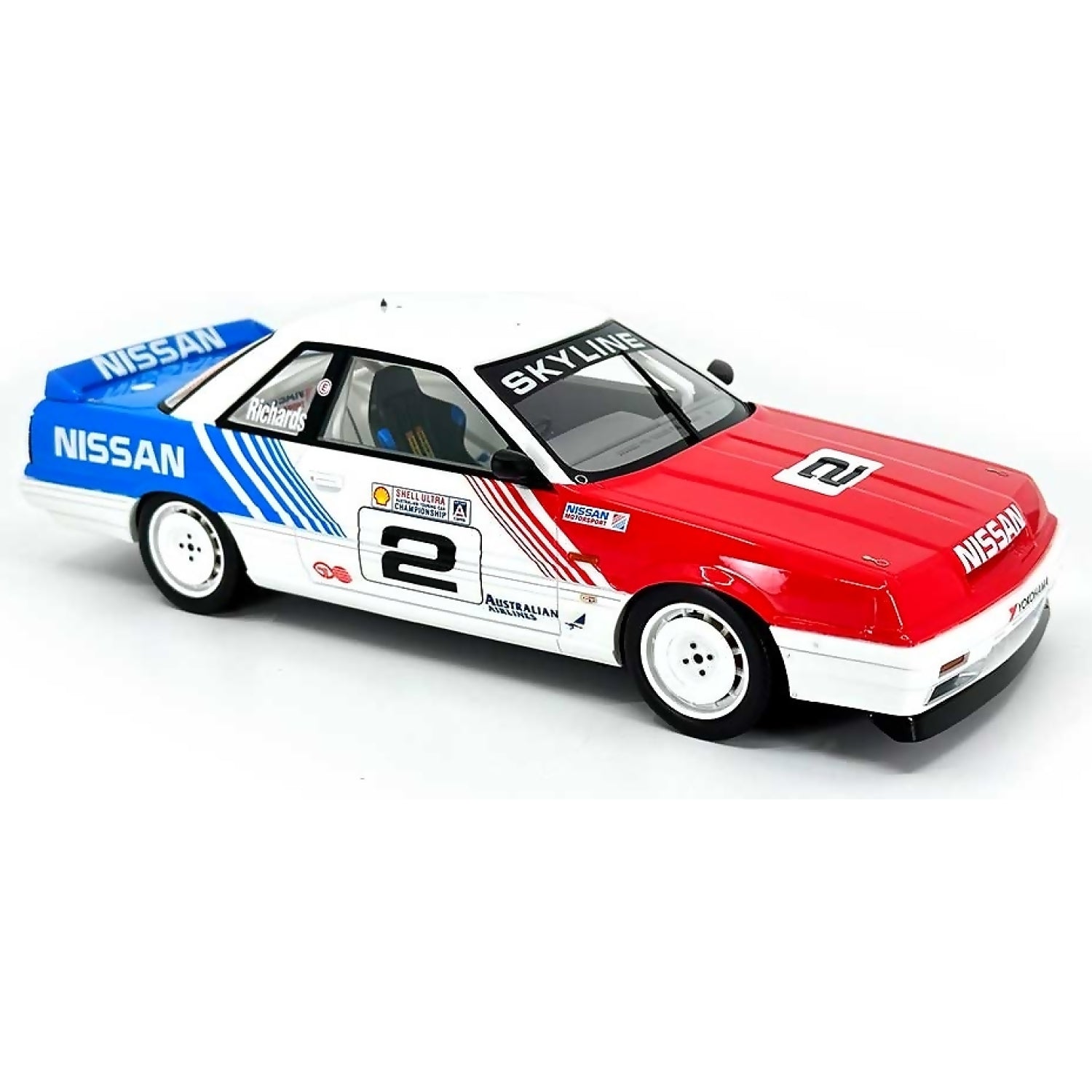 DDA COLLECTIBLES - 1:18 JIM RICHARDS #2 HR-31 NISSAN SKYLINE - LIMITED EDITION DIECAST MODEL