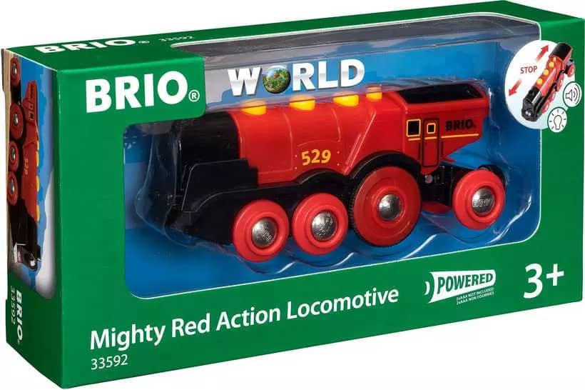 BRIO World - Mighty Red Action Locomotive Train