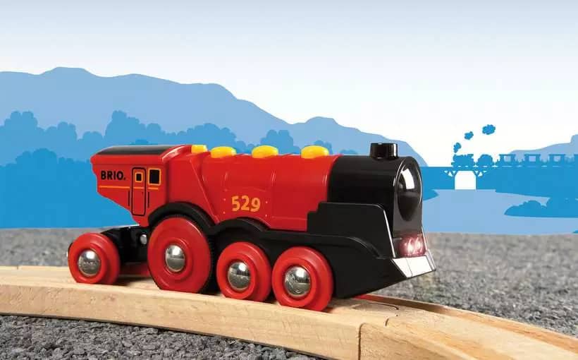 BRIO World - Mighty Red Action Locomotive Train