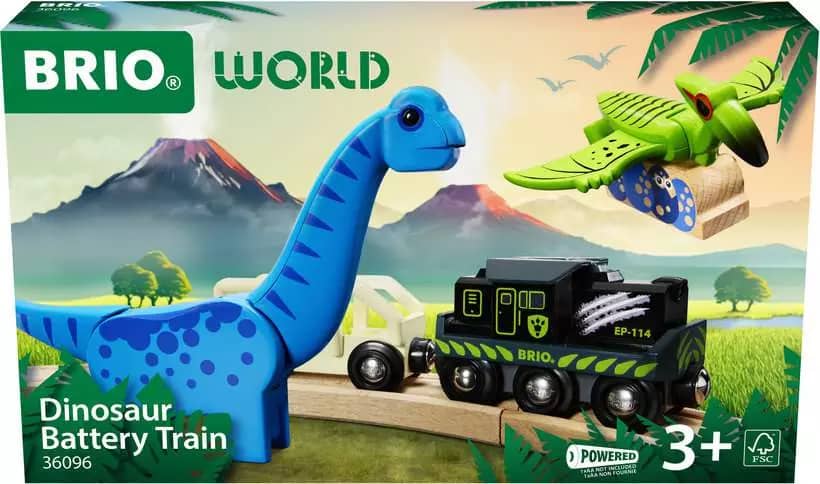 BRIO World - Dinosaur Battery Train 5pce